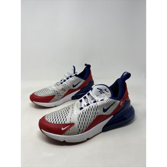 Nike Air Max 270 USA Mens Size 8 Running Shoes Sneakers Red White Blue Olympic main image 4